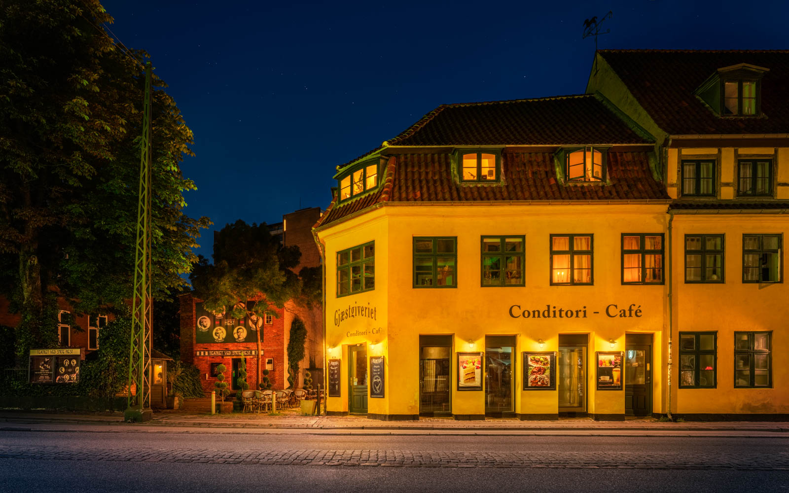 Sorte Hest på Vesterbro.