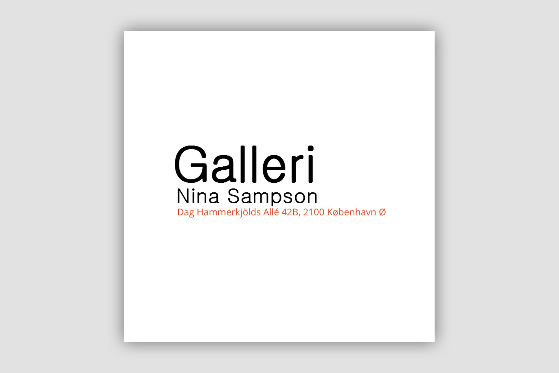 Galleri Nina Sampson, 2019-2024