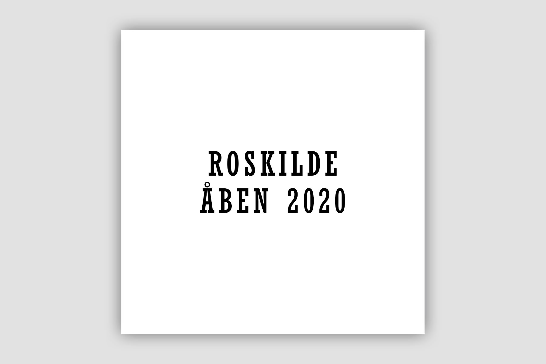 Roskilde Åben, Censureret udstilling, 2020