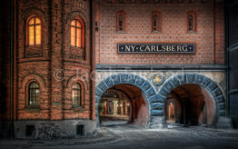 The Worlds Famous Carlsberg brewery buildings.