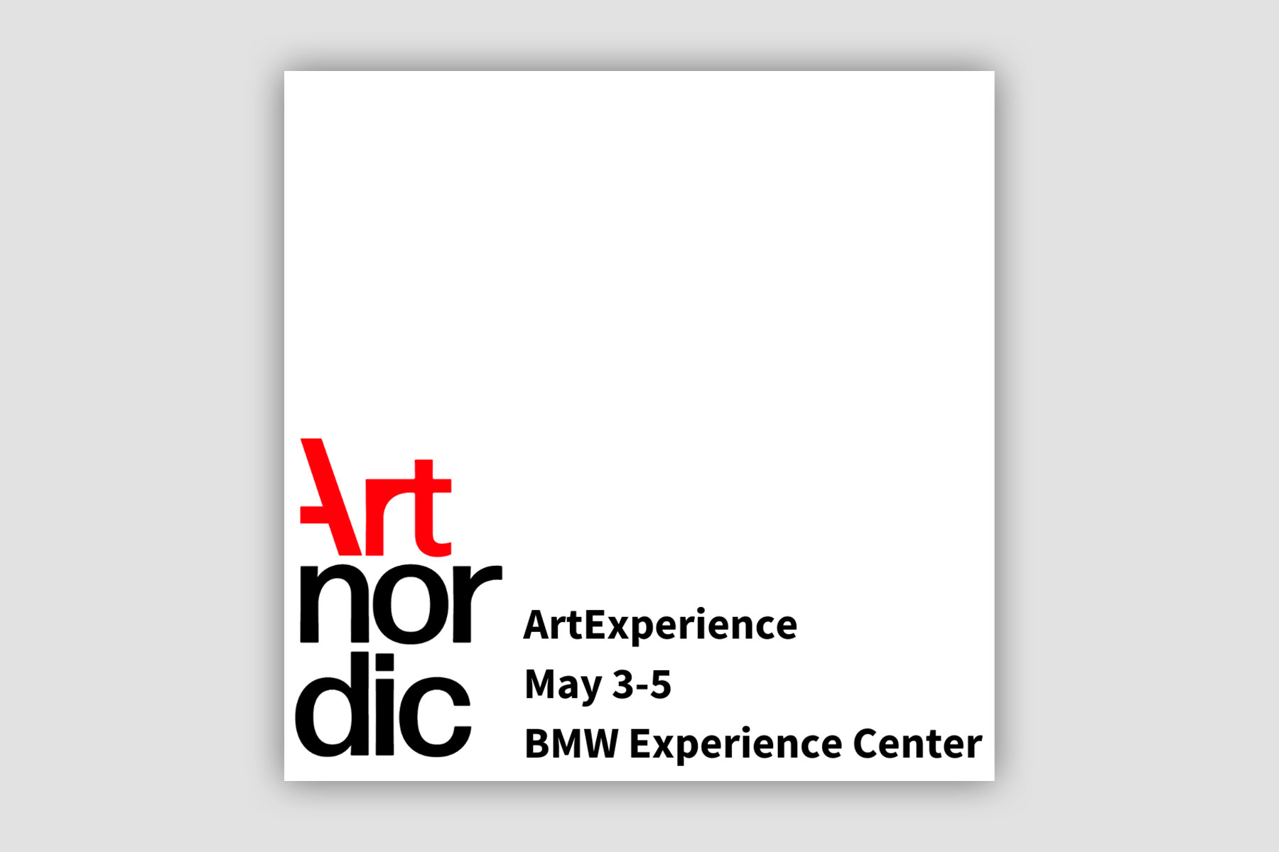 Art Nordic, BMW Experience Center 2024