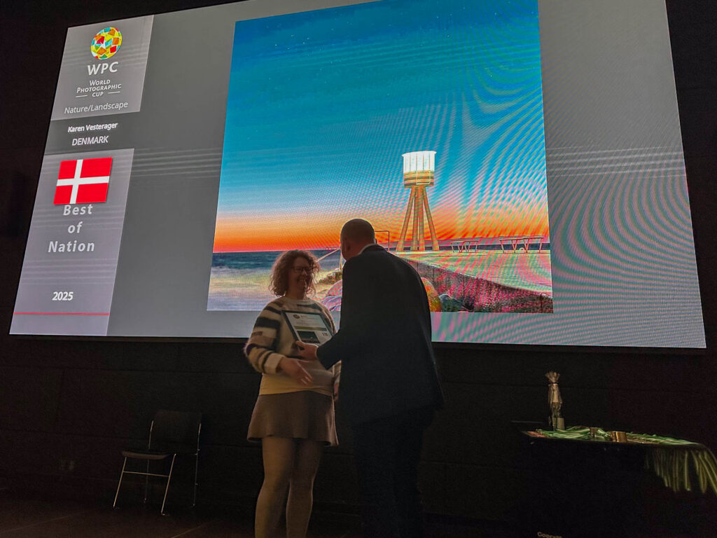 Karens billede "Den koldeste morgen" bliver kåret som Danmarks bedste bidrage til VM i fotografi 2025. Eller på engelsk Best of Nation til World Photographic Cup - WPC.