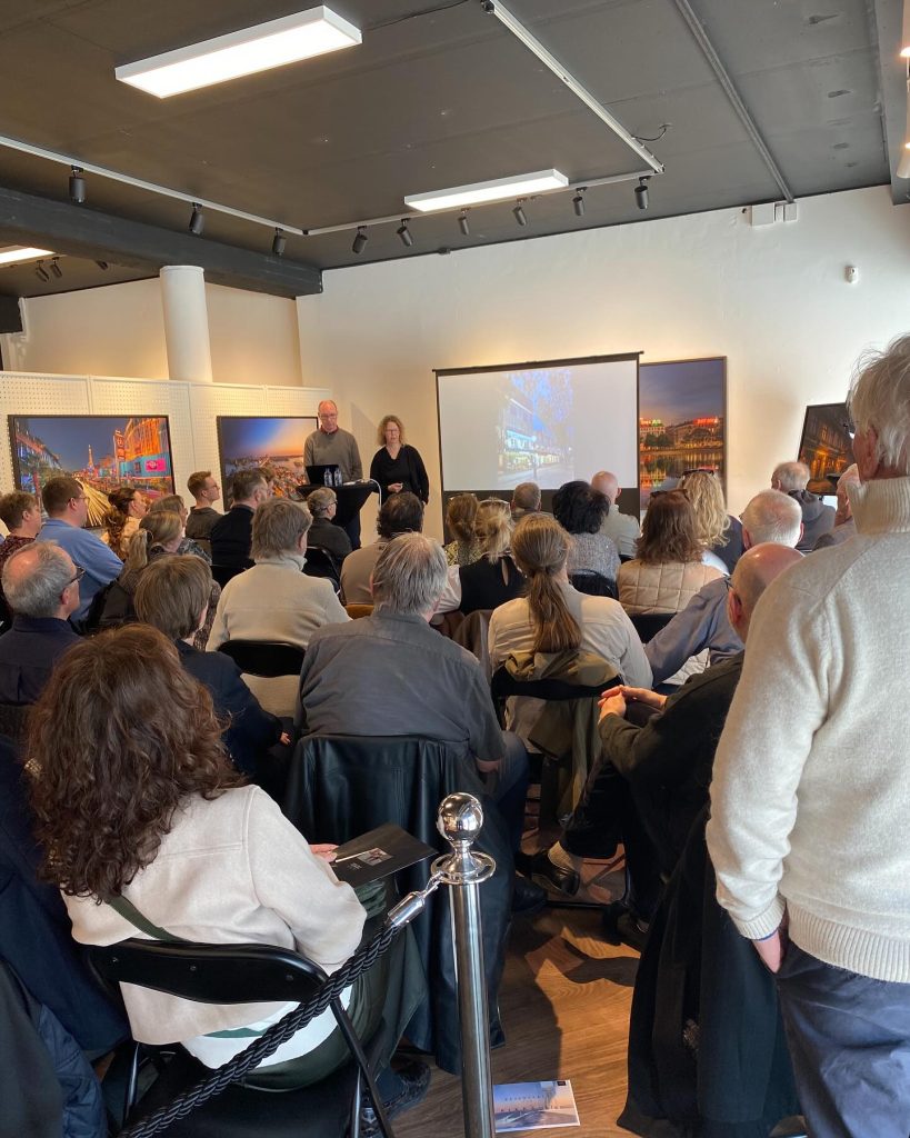 Artist talk til ferniseringen på udstillingen "Metropoler i provinsen" i Kunstgalleriet i Slagelse